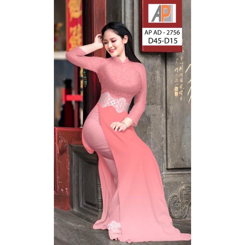 Vải áo dài giả ren