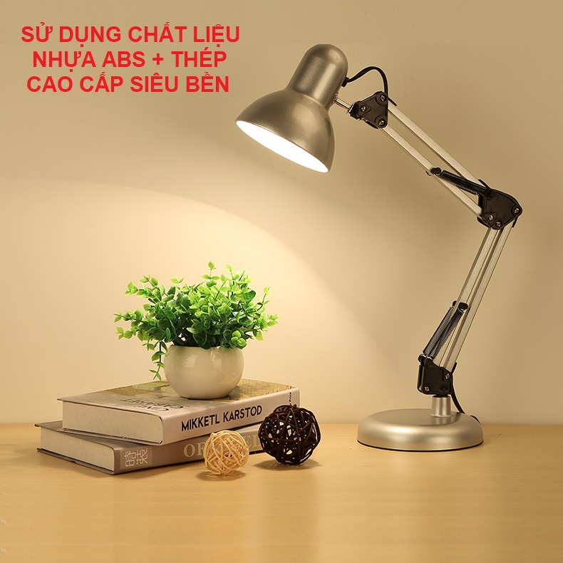 Đèn led để bàn Pirax,có chân kẹp tiện lợi có thể xoay 360 độ ,để bàn học hoặc bàn làm việc