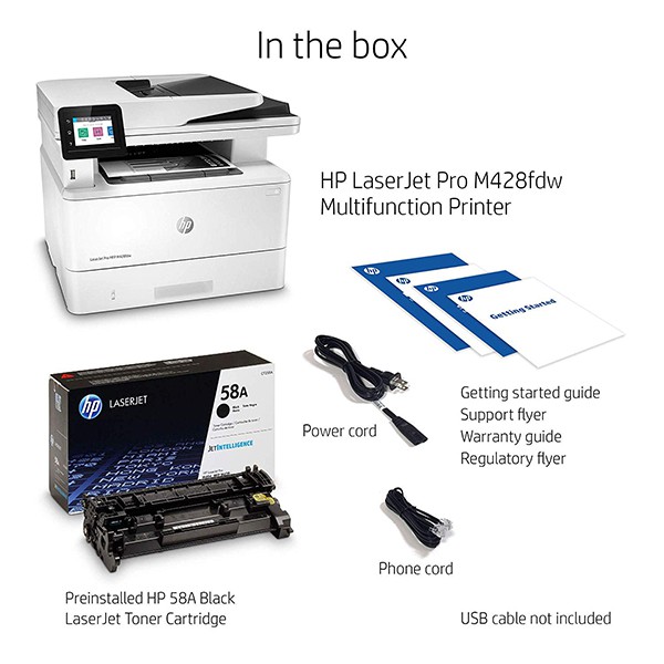 Máy in đa chức năng HP LaserJet Pro MFP M428FDW in đảo mặt Wifi Fax máy mới chính hãng bảo hành 12 tháng | BigBuy360 - bigbuy360.vn
