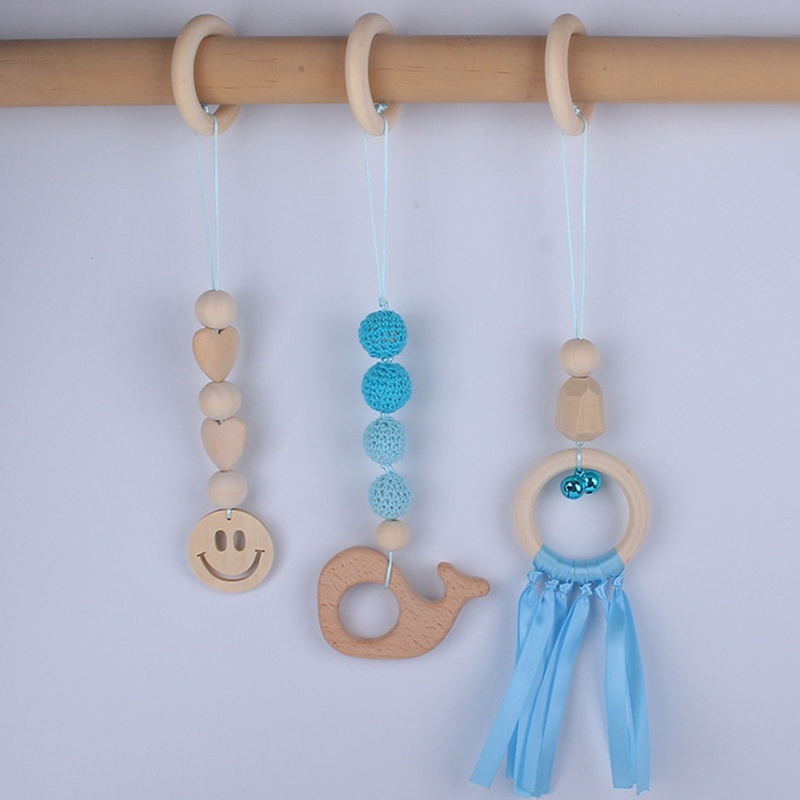Set 3 Vòng Lục Lạc Đồ Chơi Ngậm Mọc Răng Cho Bé