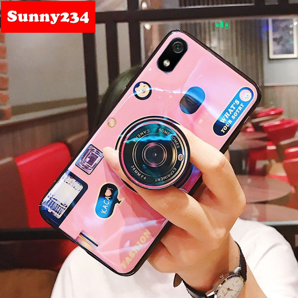Case + Phone Holder Soft Case Samsung A32 A52 S21 Plus Ultra S20 FE M51 Note 20 Ultra M01 A02S A12 Case