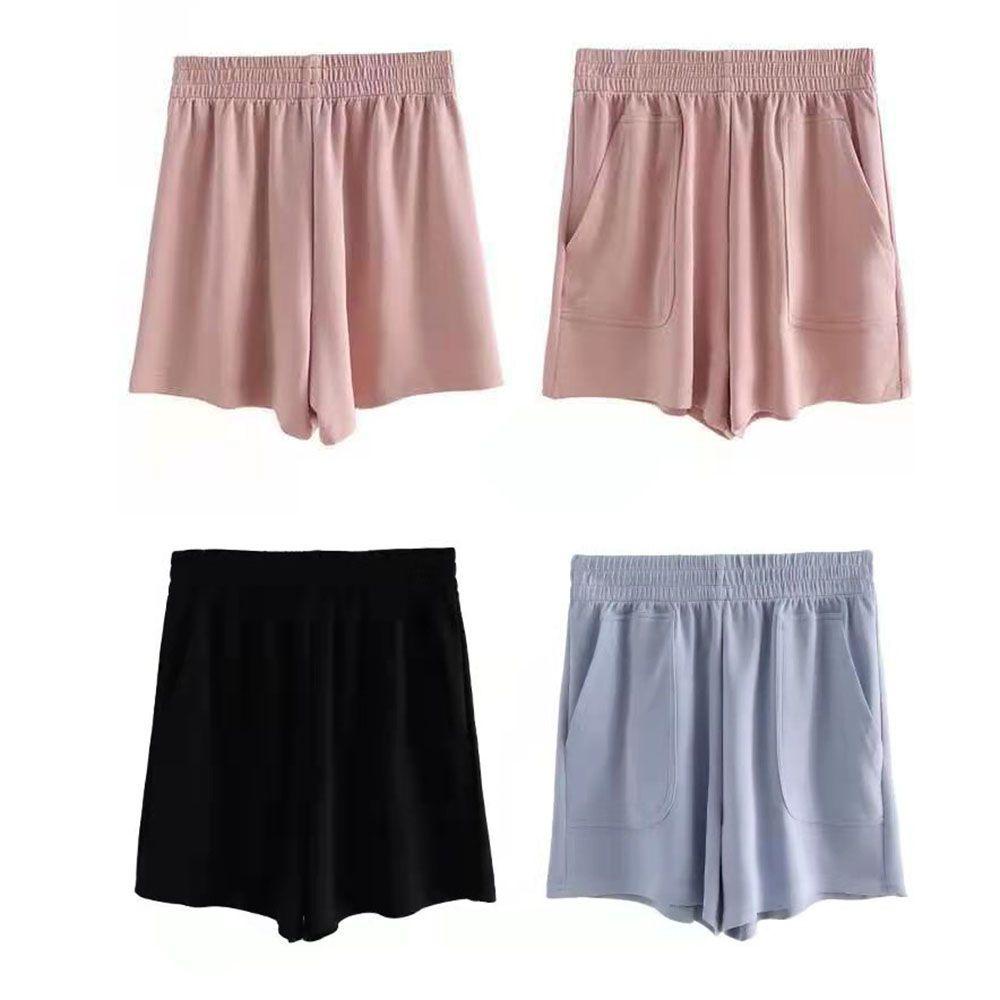 Quần ngắn dành cho nữ Lưng Cao Co Dãn Năng Động