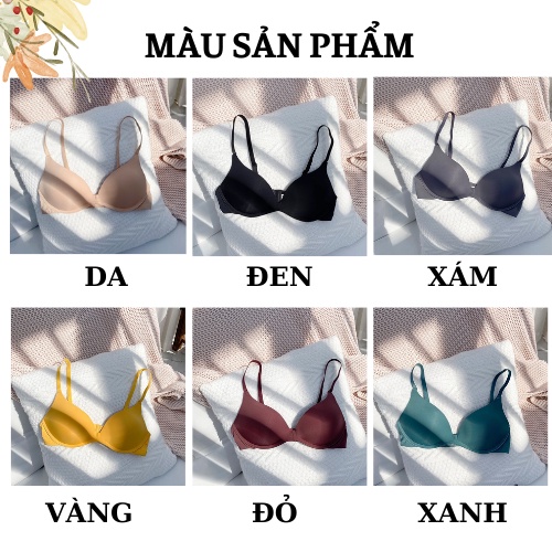 Áo Ngực Nữ - Áo Lót Nữ Không Gọng Mút Mỏng Su Trơn Mặc Thoải Mái AMYBRA A239