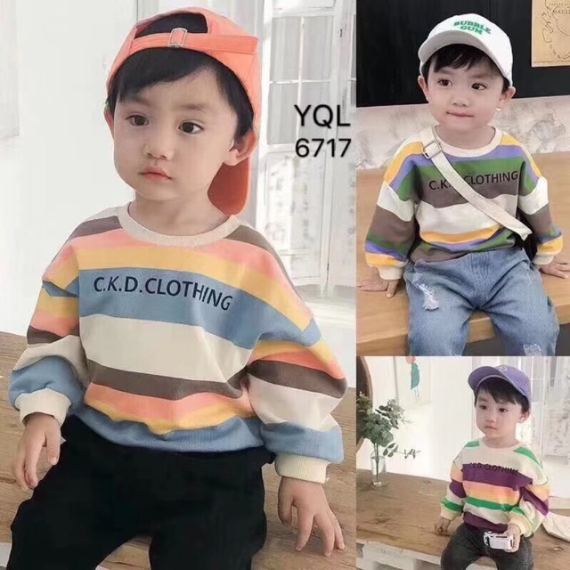 Áo nỉ cầu vồng