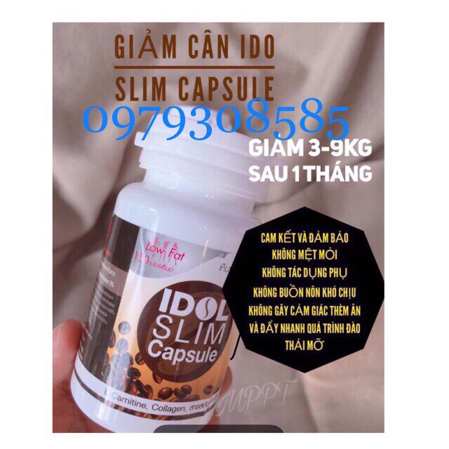 [THÁCH THỨC MỠ THỪA] CÀ PHÊ GIẢM CÂN IDOL SLIM CAPSULE DẠNG VIÊN TIỆN LỢI