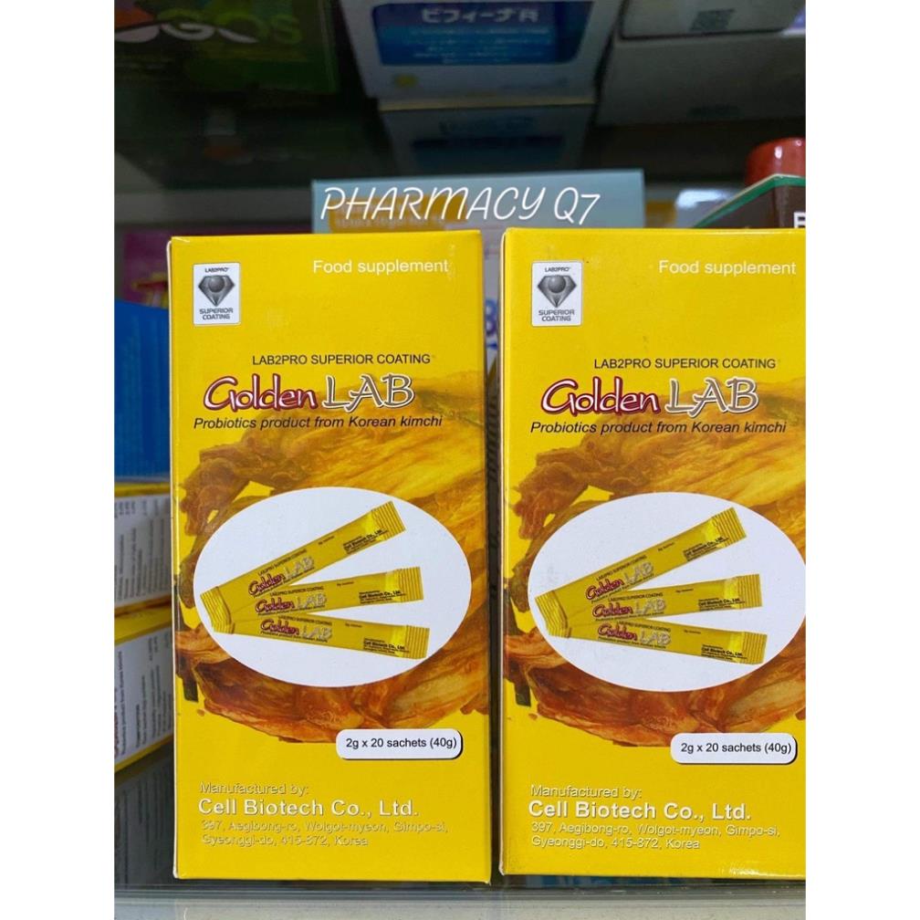 GOLDENLAB Men vi sinh Golden Lab - Giúp giảm rối loạn tiêu hóa, cải thiện tiêu chảy, táo bón, đầy hơi