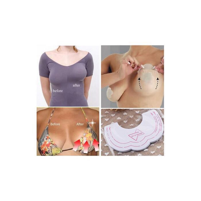 🎯XẢ LỖ🎯 Bộ 10 Miếng Dán Nâng Ngực Trong Suốt Bare Lifts - Miếng dán cho ngực xệ ( không có vỏ hộp)