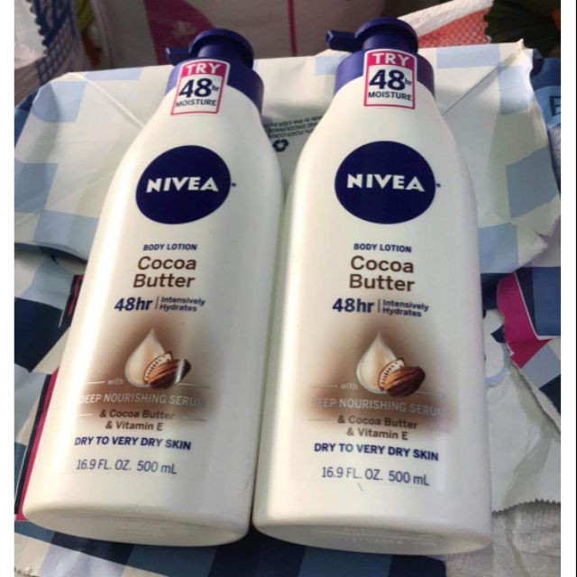 Sưã Dưỡng Ẩm NIVEA COCOA BUTTER Body Lotion 48H