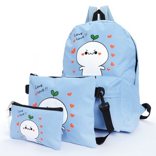 Bộ 3 Món Ba Lô Túi Xách Teen Cao Cấp