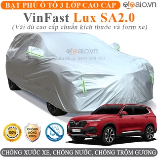 Bạt trùm che phủ dành cho xe VinFast Lux SA2.0 vải dù oxford 3 lớp cao cấp - OTOALO