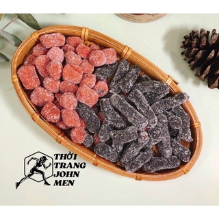 300Gr KẸO DÂU MIX 2 VỊ DÂU TẰM - DÂU TÂY VỊ THƠM NGON, DẺO DẺO ĐÓNG GÓI