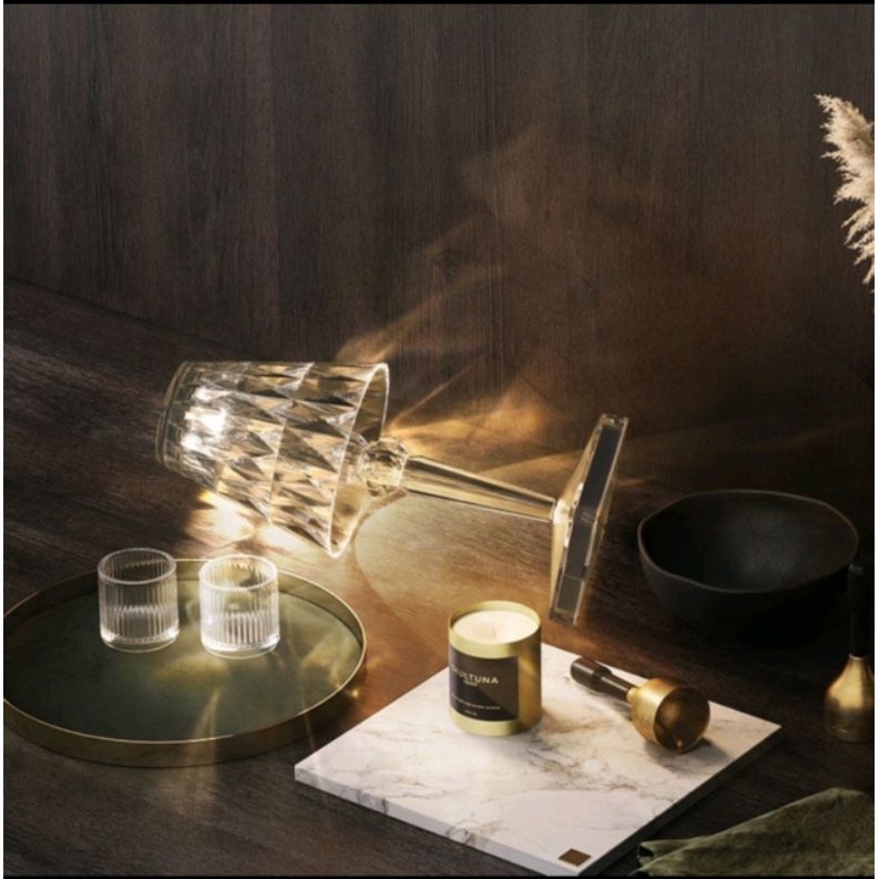 Đèn ngủ pha lê cảm ứng cho không gian sống thêm xinh