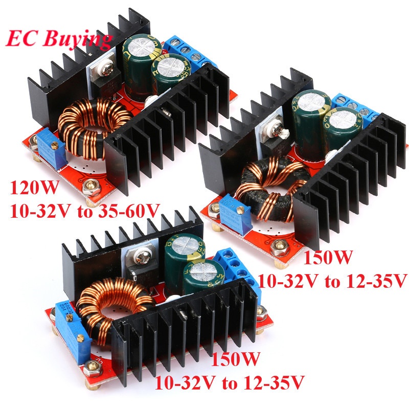 Mô Đun Tăng Áp 120w 150w Từ 10a 10-32v Sang 12-35v 10-32v Sang 35-60v Cho Xe Hơi
