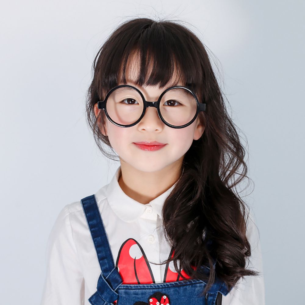 Mắt Kính Gọng Tròn Bằng Pp Siêu Nhẹ Nhiều Màu Thời Trang Cho Bé Trai