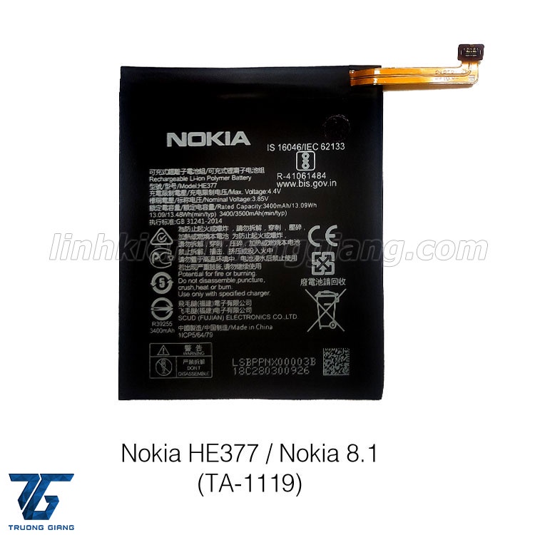 PIN NOKIA HE377 / NOKIA 8.1 / TA-1119