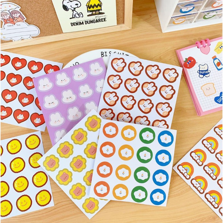 Set 2 hình dán sticker tự làm  vỏ điện thoại di động dán tường dành cho cô gái dẽ thương A-23