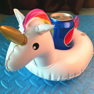 Animal Shape Inflatable Cup Holder Drink Floating Beverage Boats Phone Holder