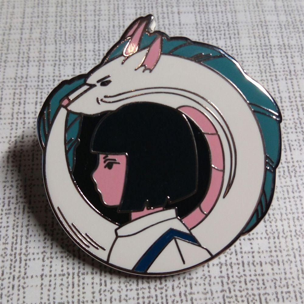 Huy Hiệu Cài Áo Hình Rồng Trong Phim Spirited Aways Độc Đáo