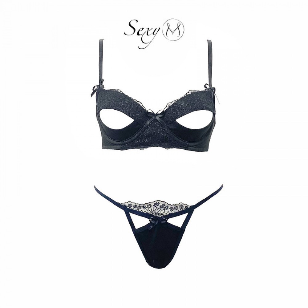 Set áo lót và quần lót Himmie màu đen set SA121 Sexy M
