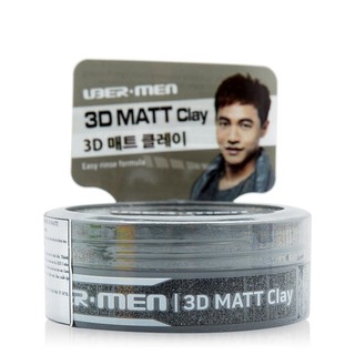 Bùn khoáng vuốt tóc Ubermen 3D Matt 70g