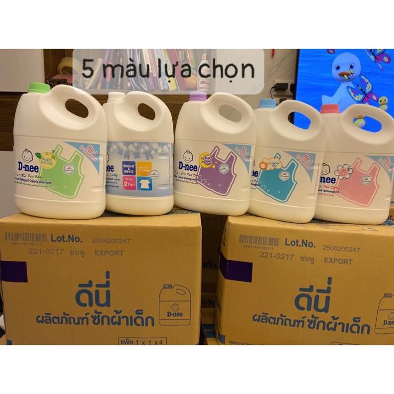 [DNEE CHÍNH HÃNG] Nước giặt Dnee Thái Lan chuẩn tem Đại Thịnh can to 3000ml