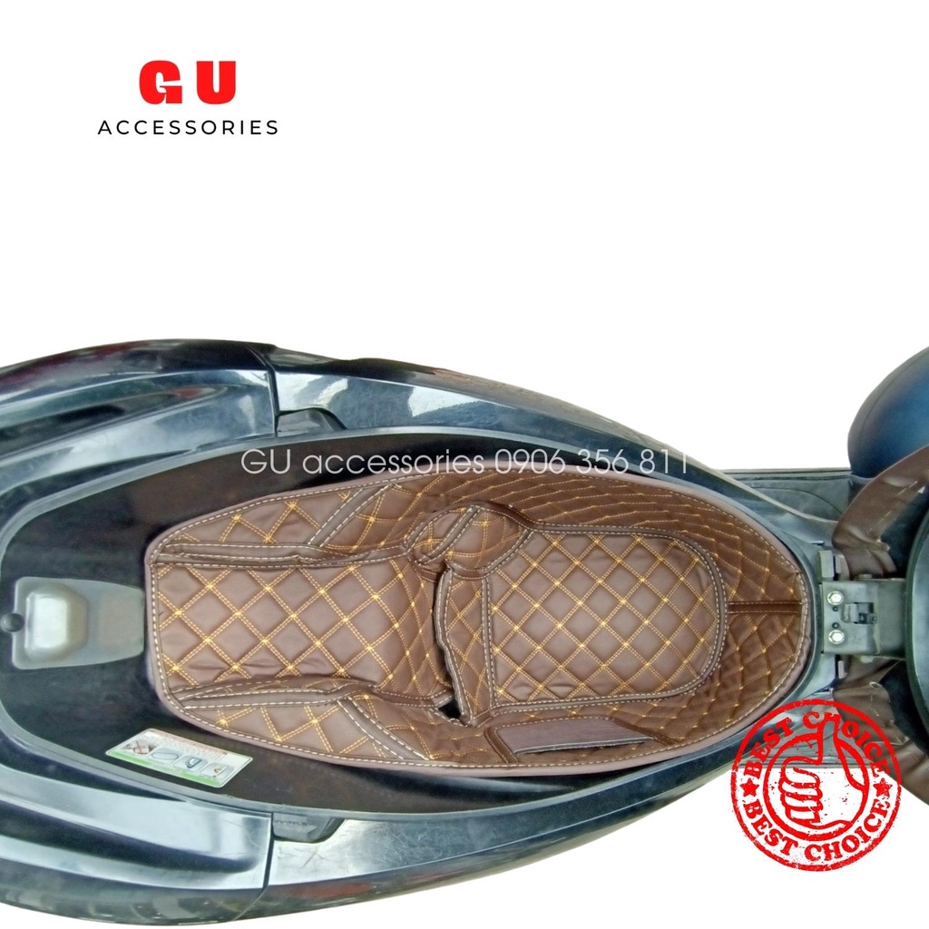 Lót cốp da cách nhiệt chống sốc xe máy HONDA PCX 2010- 2013 hàng cao cấp thiết kế có túi GU