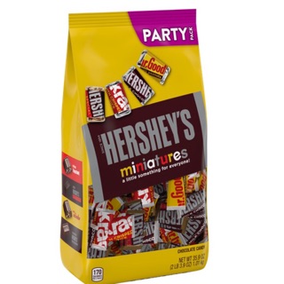 [DATE 2020] 1.01kg SOCOLA HERSHEY Miniatures Assortment Chocolate Hershey Miniatures Party Bag