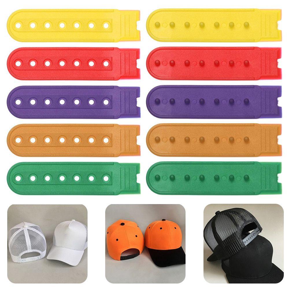 Set 5 Dây Kẹp Mũ Lưỡi Trai 7 Lỗ Gắn Quả Bông Thay Thế Tiện Dụng
