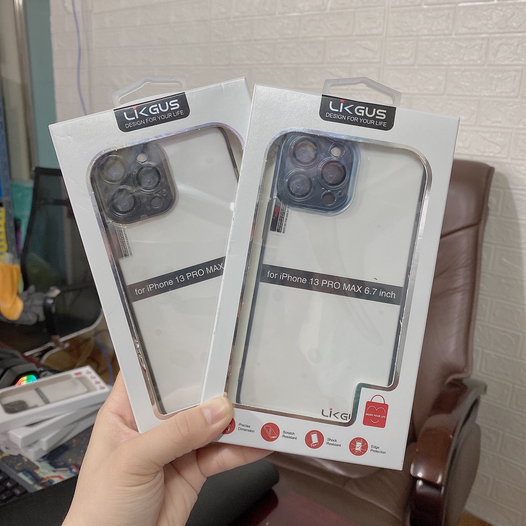 Ốp chính hãng - LIKGUS Foucs Glass iPhone 13 Series 13/13Pro/13ProMax