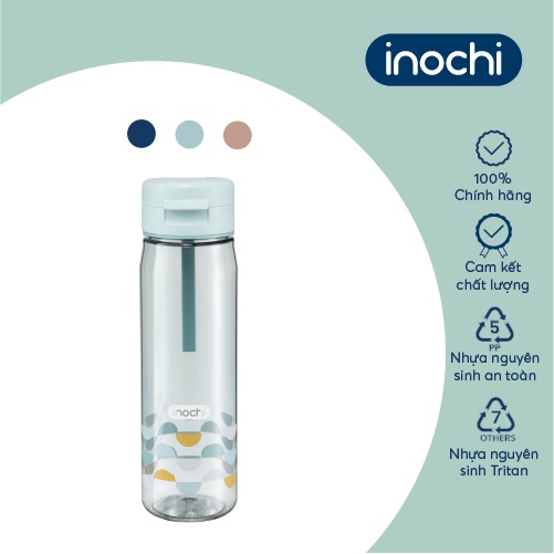 Bình nước Inochi - Kita Fami 350/500/700ml (Nhiều màu)