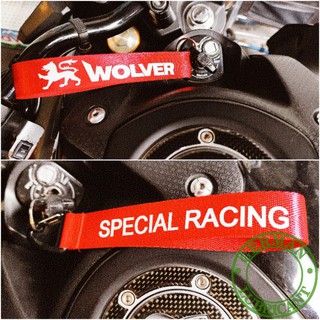 Móc khóa Wolver Special Racing dây vải