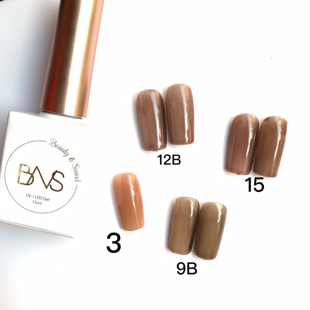 Sơn gel Thạch Nâu B.N.S Đậm Đặc