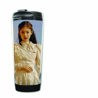 Bình nước IN HÌNH Jennie Blackpink cốc đựng quà tặng tiện lợi