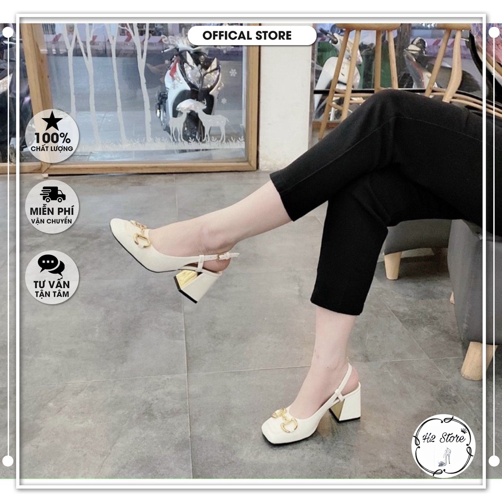 👠👟 Giày và sandal gót vuông 7f . Hàng super vip , Fullbox + bill + túi giấy ⚡