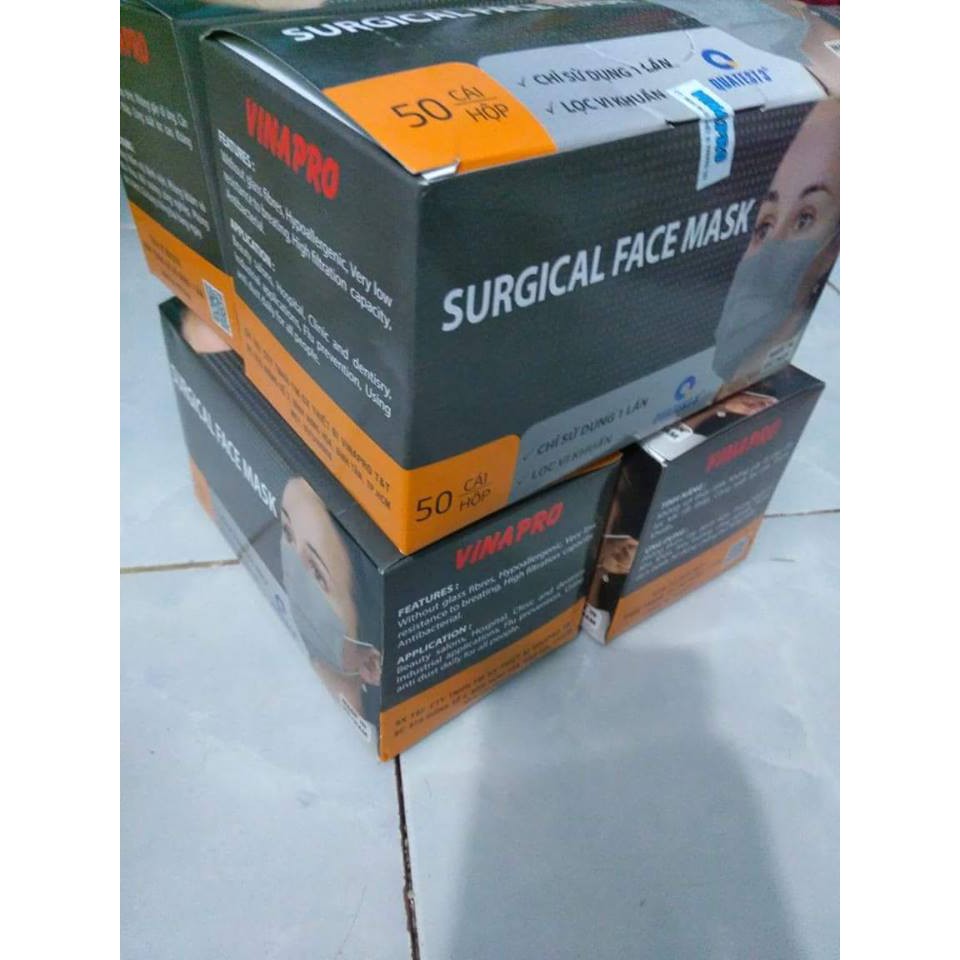 KHẨU TRANG VINAPRO KHÁNG KHUẨN THAN HOẠT TÍNH | BigBuy360 - bigbuy360.vn