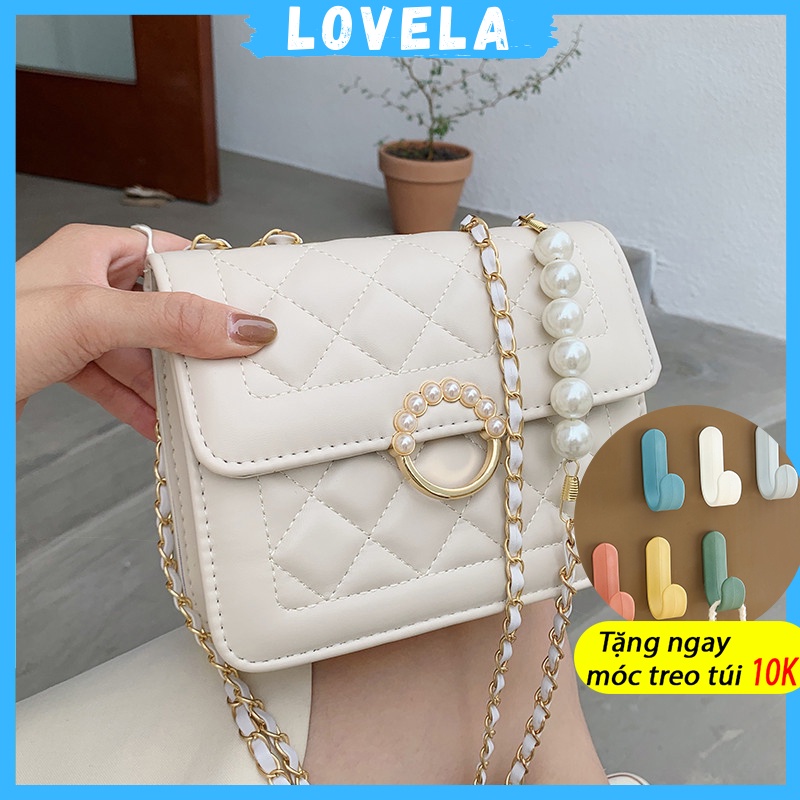 Túi xách nữ mini công sở đẹp đeo chéo túi kẹp nách thời trang cao cấp giá rẻ LOVELA TX37
