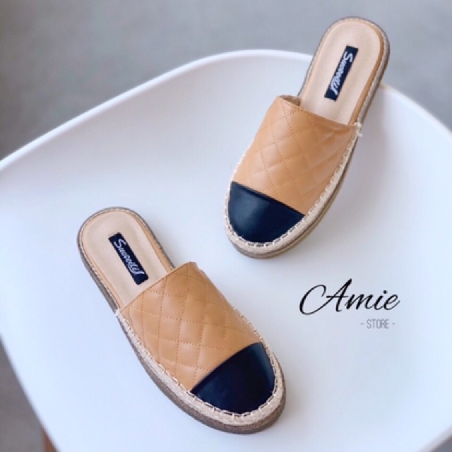 ] GIÀY SỤC TRẦN CHỈ MŨI ĐEN 2020 | BigBuy360 - bigbuy360.vn