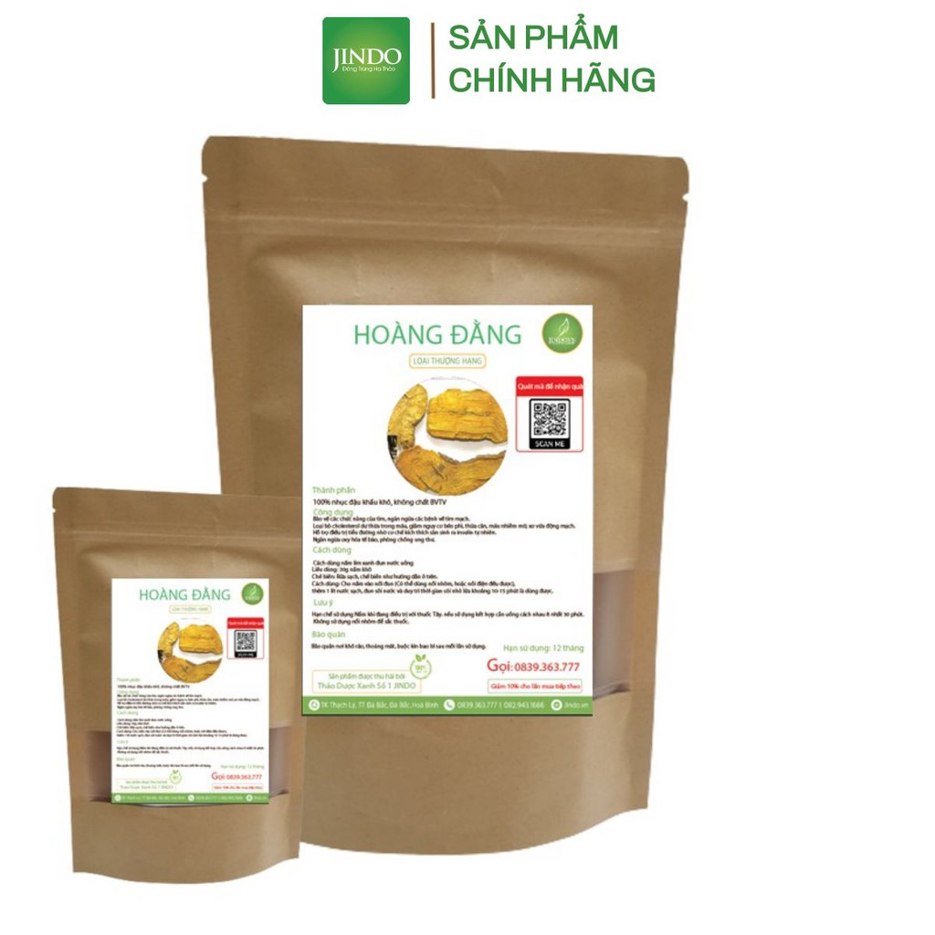 Hoàng đằng khô thượng hạng JINDO 1kg