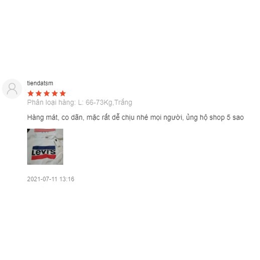Áo Levis thun xuất dư phông cotton cao cấp sang xịn mịn cao cấp