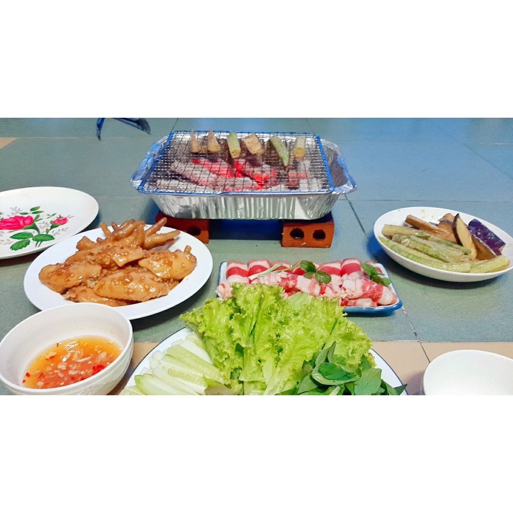  1KG -THAN NƯỚNG SẠCH, THAN KHÔNG KHÓI, THAN NƯỚNG BBQ CAO CẤP