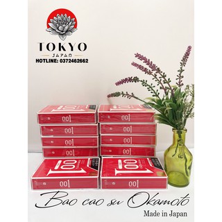 Bao cao su Okamoto 0.01 Zero One (hộp 3 chiếc)