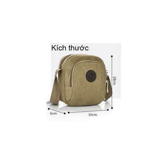 Túi đeo chéo vải bố mini