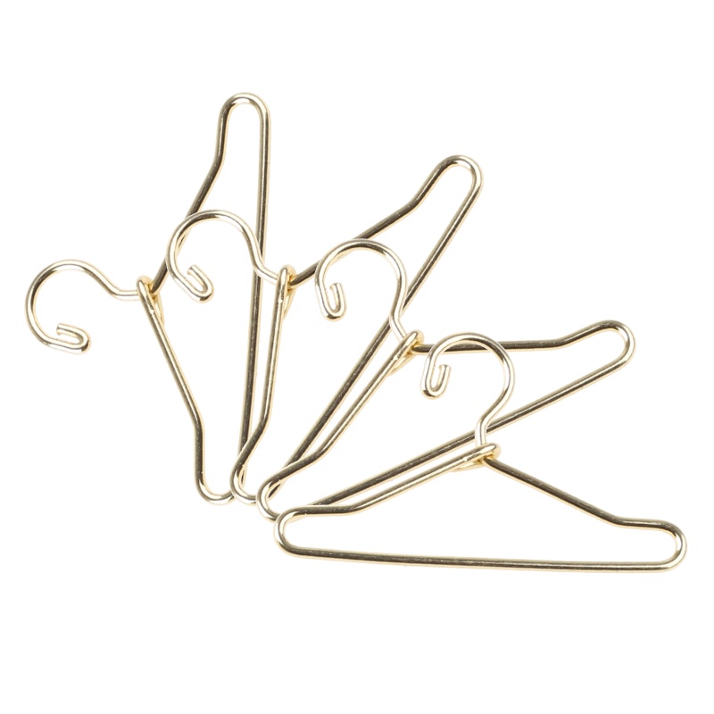 Set 4 Móc Treo Quần Áo Búp Bê 1 / 12