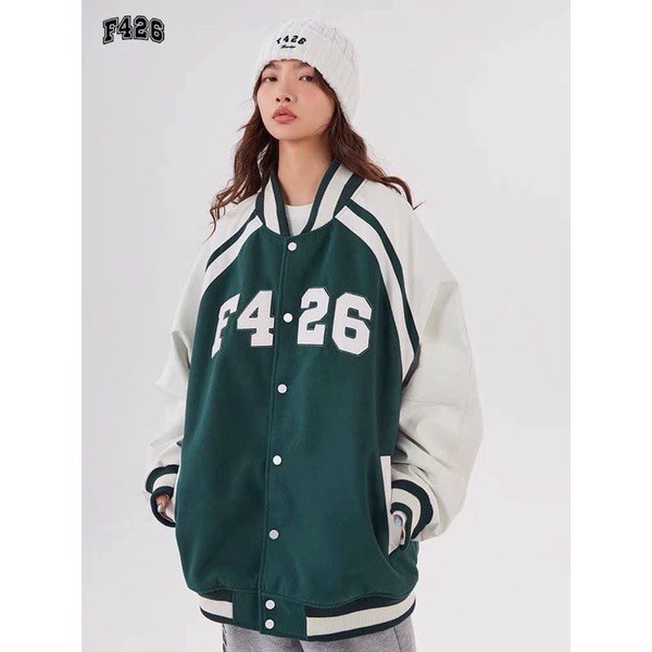 KHẨU TRANG NAM NỮ CHẤT VẢI POLY MỊN ==Áo khoác bomber F426, áo khoác nam nữ Unisex da lộn 2 lớp mịn logo thêu phong cách