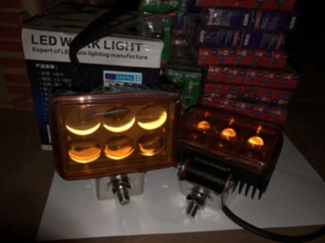 Sản phẩm gia đình làm: Đèn led 6 mắt sa môn ( đèn trợ sáng) 1 cái
