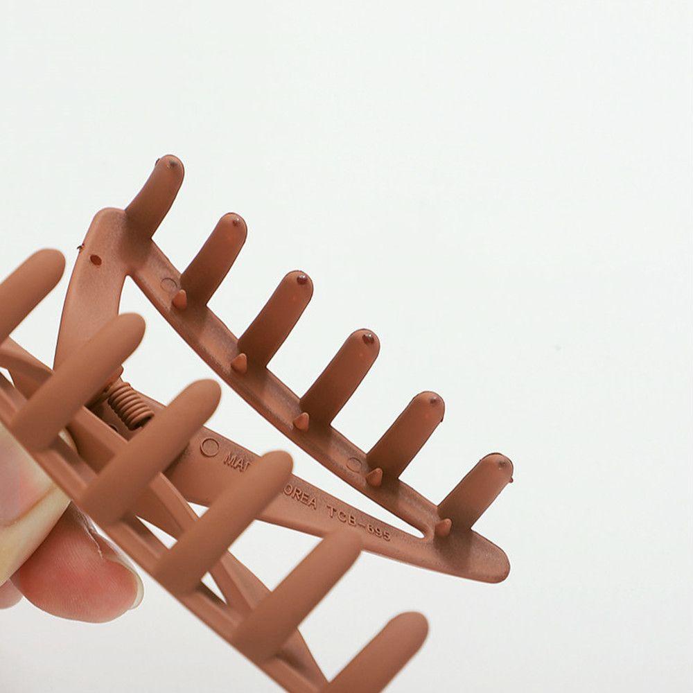 Kẹp Tóc Tam Giác Bằng Acrylic Màu Nhám Thời Trang Cho Nữ Mờ / Matte