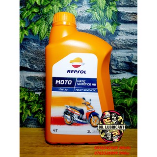 Nhớt xe tay ga Repsol Moto Matic Sintetico MB 10w-30 dung tích 1L