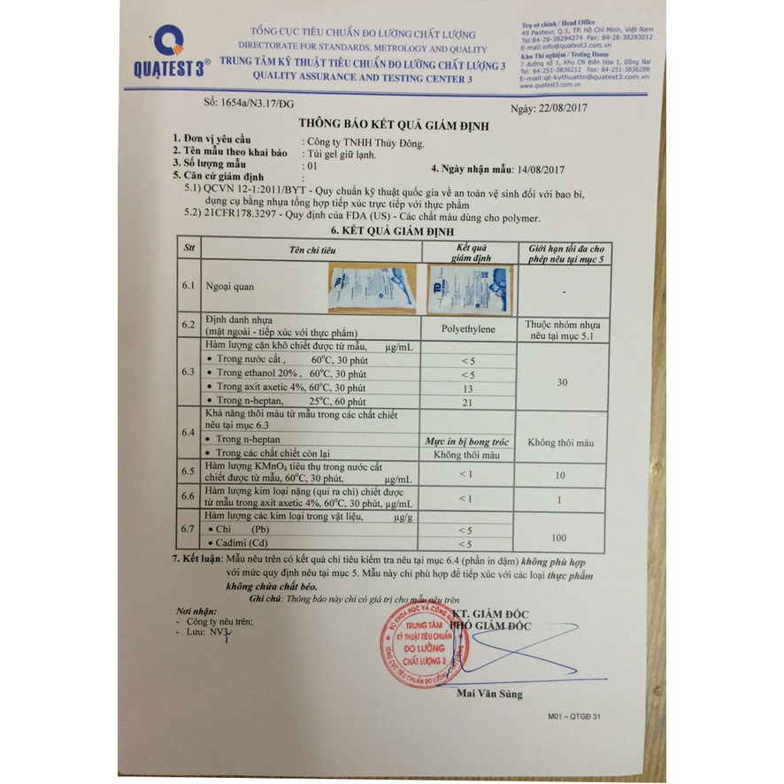 TÚI GEL - Túi đá gel giữ lạnh 300g - THỦY ĐÔNG