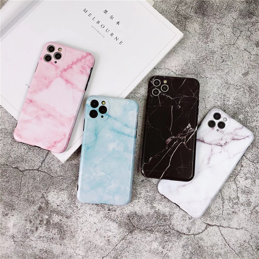 Ốp Điện Thoại Họa Tiết Vân Đá Cẩm Thạch Cao Cấp Cho iPhone 12 12mini Pro Promax 11 Pro Promax X XR XSMax 7/8plus SE2 | BigBuy360 - bigbuy360.vn