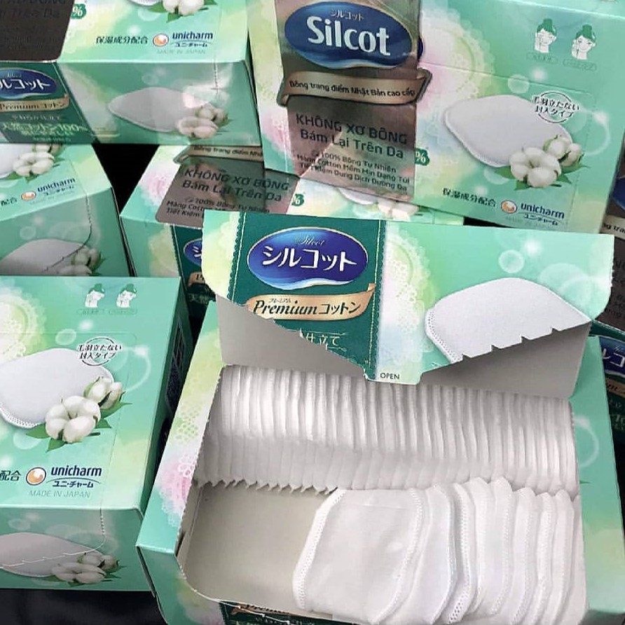 Bông tẩy trang cao cấp Silcot Premium